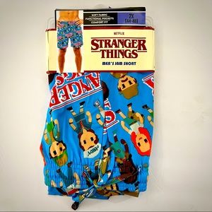 Netflix Stranger Things Men’s Lounge Jam Shorts XXL (44-46)